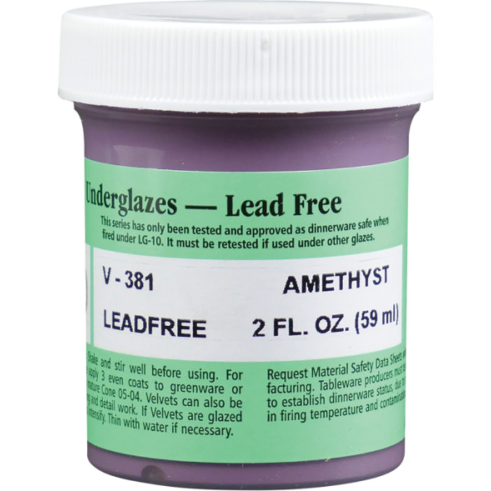 Velvet Underglaze, 2 oz, Amethyst V-381
