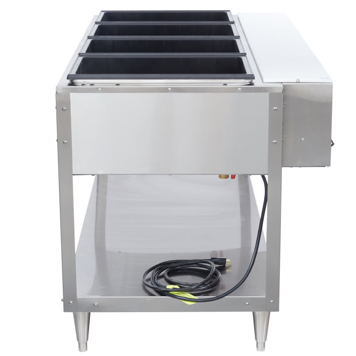 120-volt 1920-watt four-well Servewell® stainless steel hot-food table
