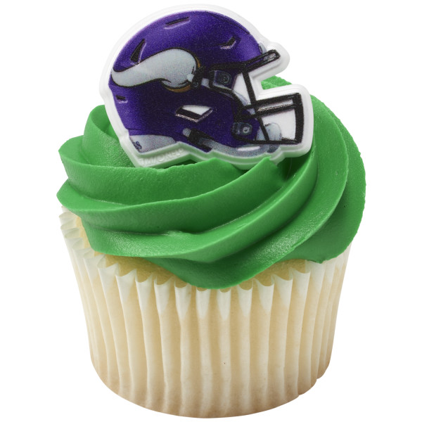 NFL Team Helmet Cupcake Rings