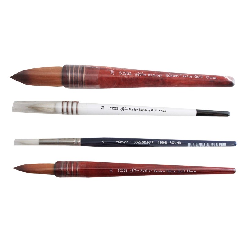Atelier Quills Medium, 4 Brushes