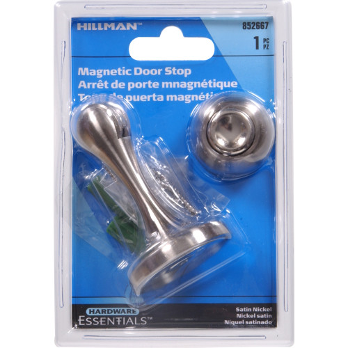 Hardware Essentials Door Stop Satin Nickel