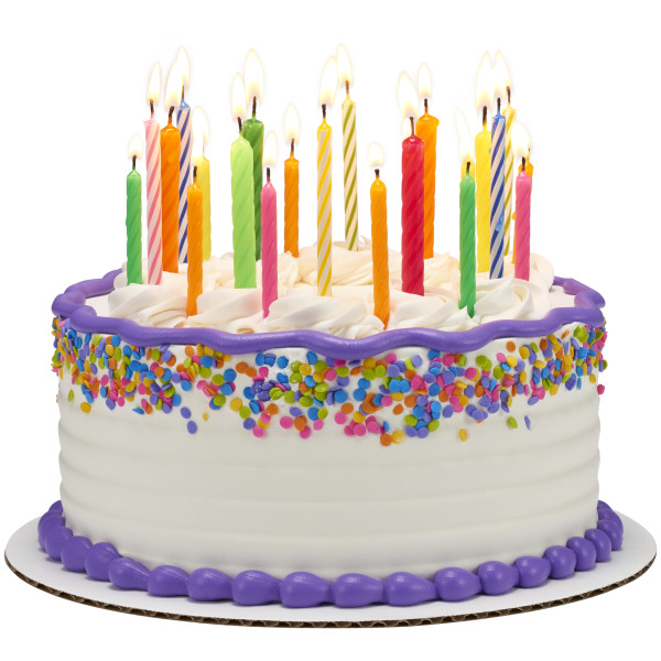 Assorted Colors Smooth & Spiral Candles