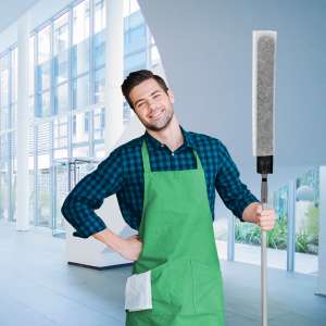 Hillyard, Trident, High Flyer Disposable High Dusting Sleeves, Fiber, White