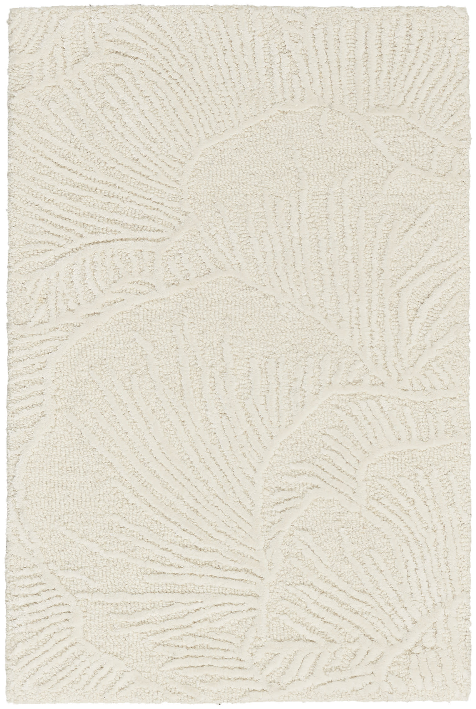 Nourison Avra 5'3" x 7'3" Ivory Modern Indoor Rug