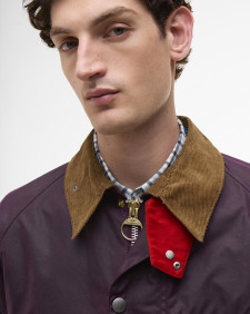 Paul Smith loves Barbour Transport Waxed Jacket Grape