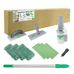 Unger, SpeedClean™ Window Kit w/Handheld Pad Holder