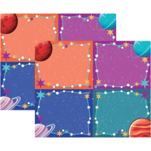 Mission to Explore Name Tags, 80 Count, 2-Pack
