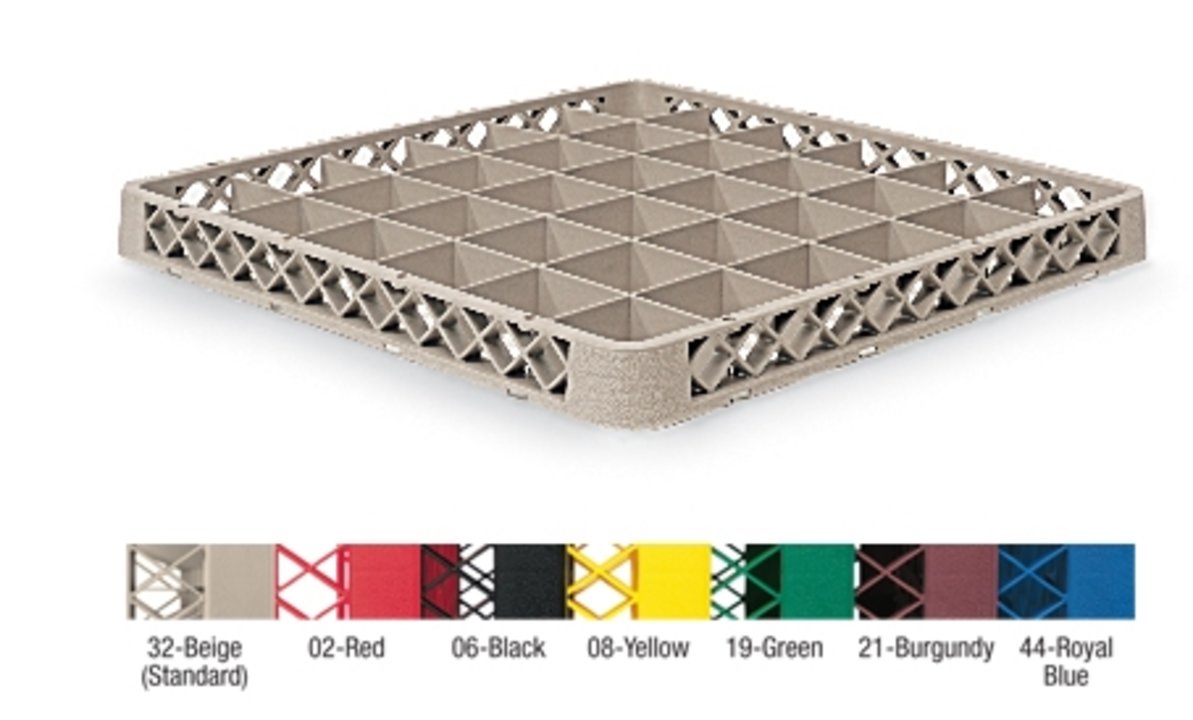 Full-size 36-compartment Traex® glass and cup extender in beige