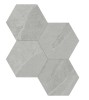 Drammen Light Gray 6″ Hex Mosaic