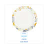 Boardwalk, Deerfield Printed Paper Plates, 9" dia, Coated/Soak Proof, Multicolor