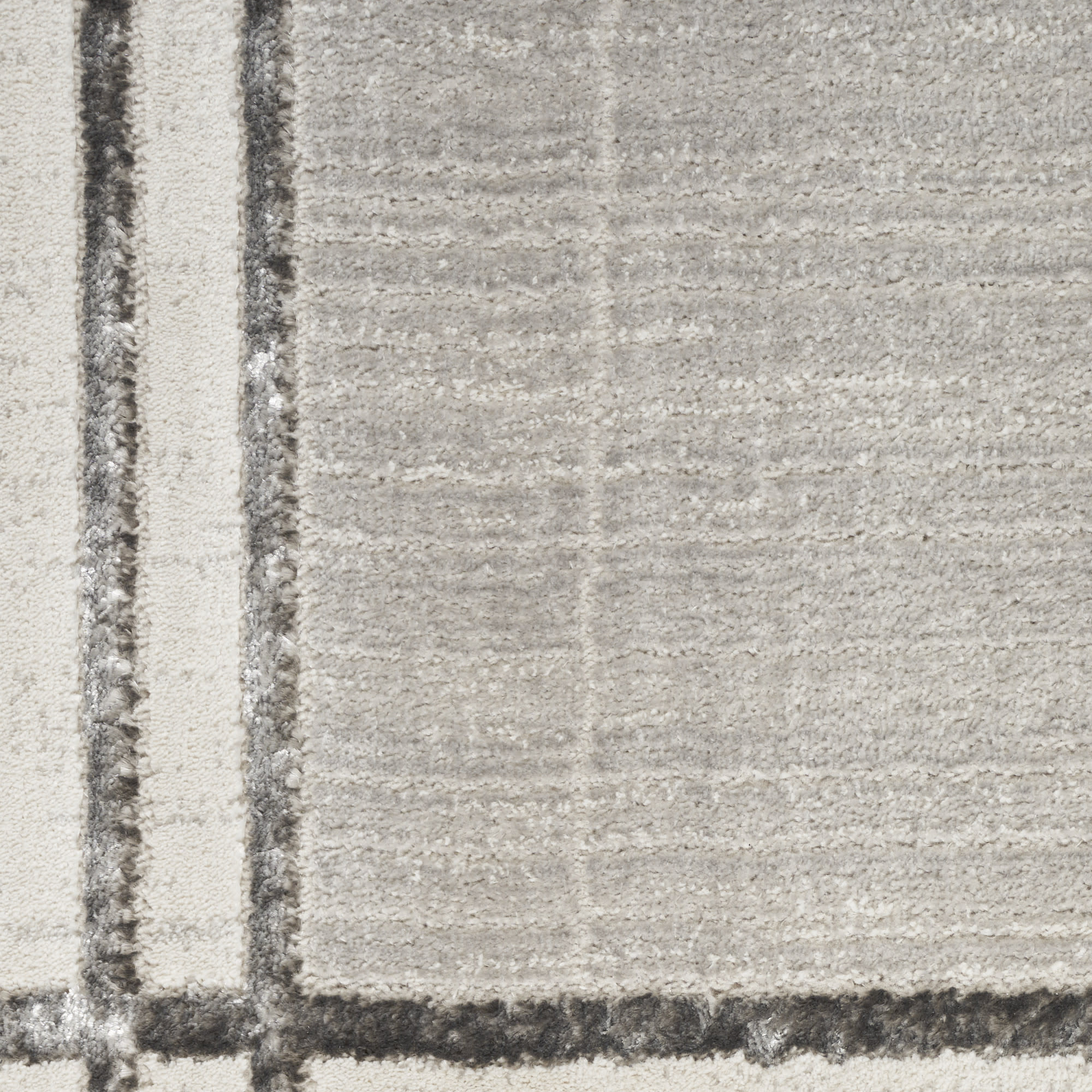 Nourison Desire 7'10" x 9'10" Grey Silver Modern Indoor Rug