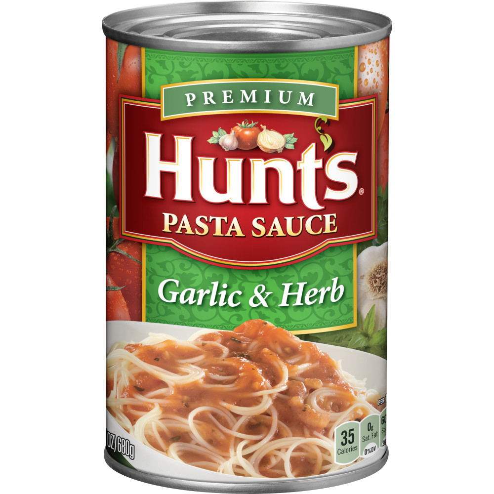 HUNTS Pasta Sauce Garlic And Herb | Conagra Foodservice