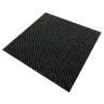Hillyard, Gator Tiles, Entrance Mat, 19.69"x19.69", Charcoal