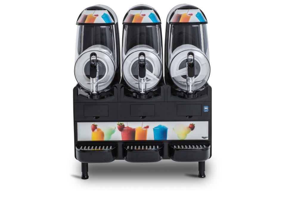 120-volt frozen-beverage machine three 2.6-gallon (10-liter) bowls and Auto-Fill kit compatibility