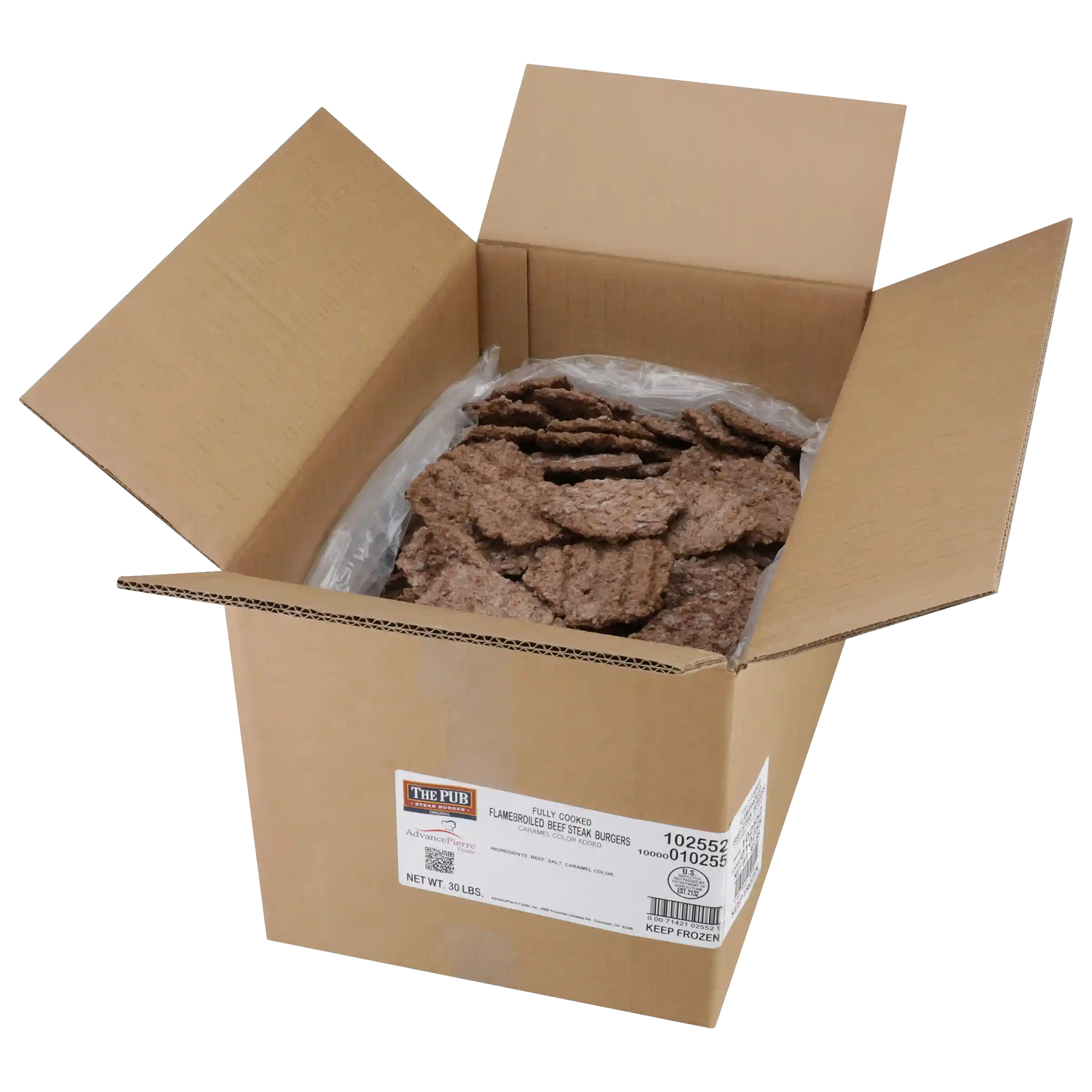 AdvancePierre™ Fully Cooked Flamebroiled Beef Steak Burgers_image_5