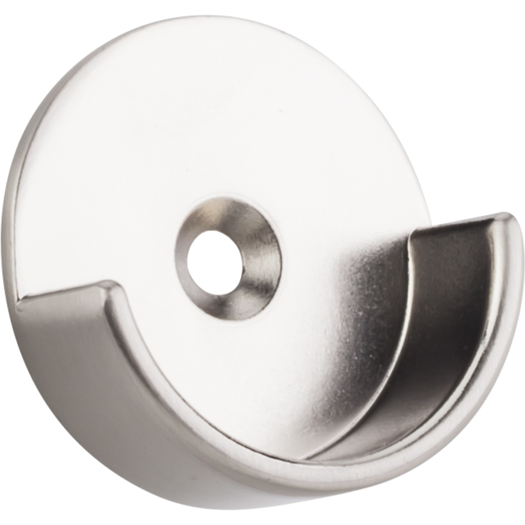 Satin Nickel Open Knock-In Mounting Bracket for 1-5/16