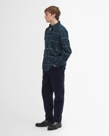 Fortrose Tailored Long-Sleeved Shirt Green Loch