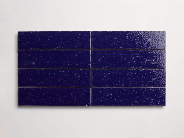 modern farmhouse brick | royal blue gloss 