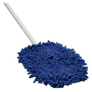 NSN7920016828879, AbilityOne, SKILCRAFT, Microfiber Dust Mop w/ 48" Handle, 13"W, Blue