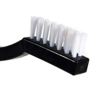 Carlisle, Flo-Pac, 1.7in, Utility Toothbrush Style Maintenance Brush, Polypropylene Bristles, Black