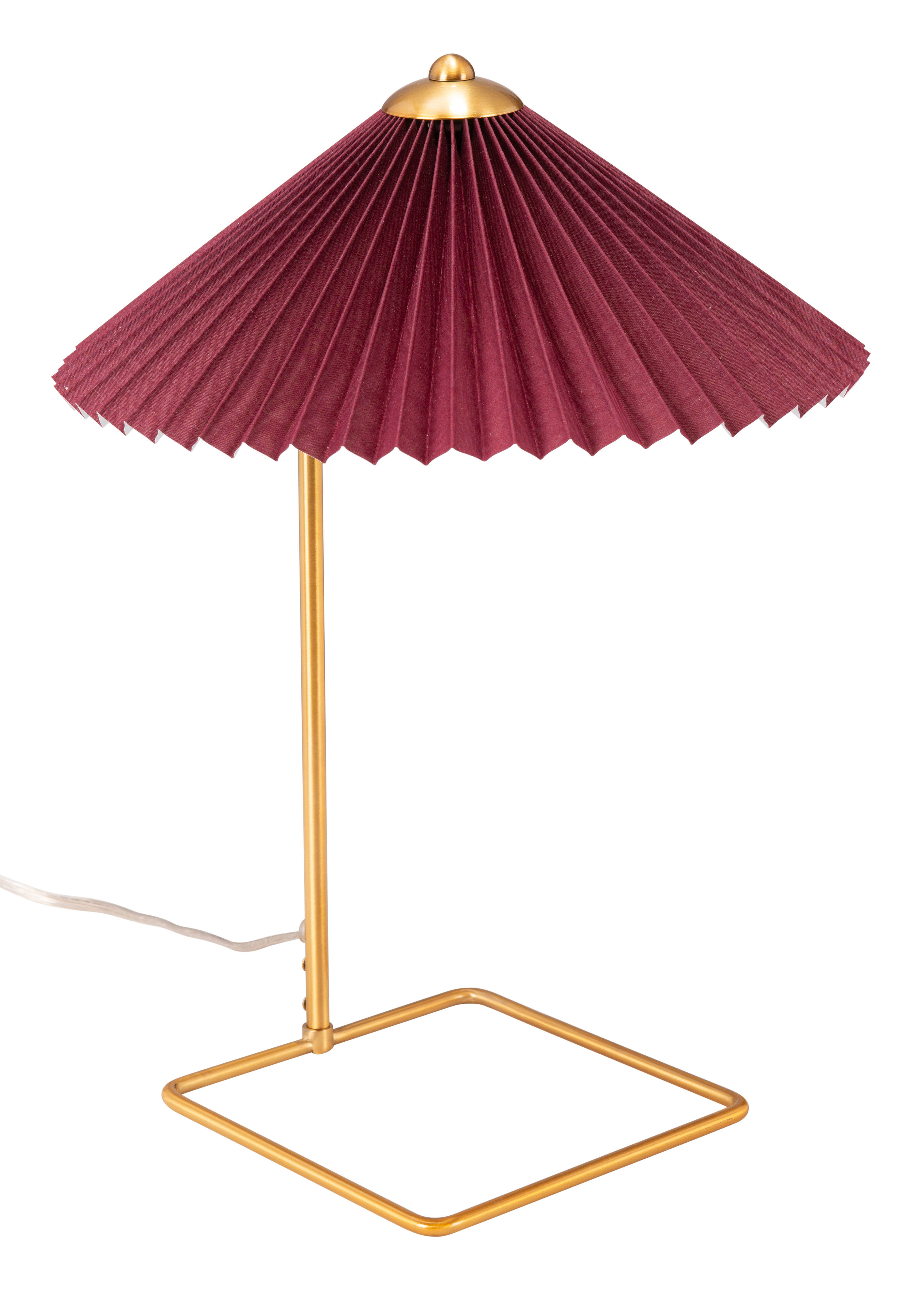 Charo Table Lamp Red & Gold product image