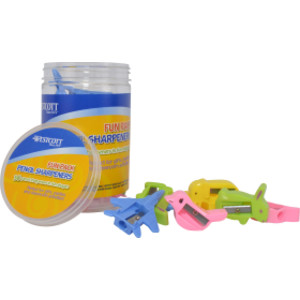 Manual Pencil Sharpeners Fun Pack, Assorted Shapes, 30 Count