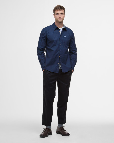 Irvine Textured Tailored Long-Sleeved Shirt