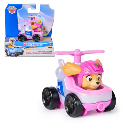 PAW Patrol: Search & Rescue, Skye Pup Squad Racer, 2.5-Inch Racer with Real Working Wheels, Pretend Play Kids Toys for Boys & Girls Ages 3 and Up