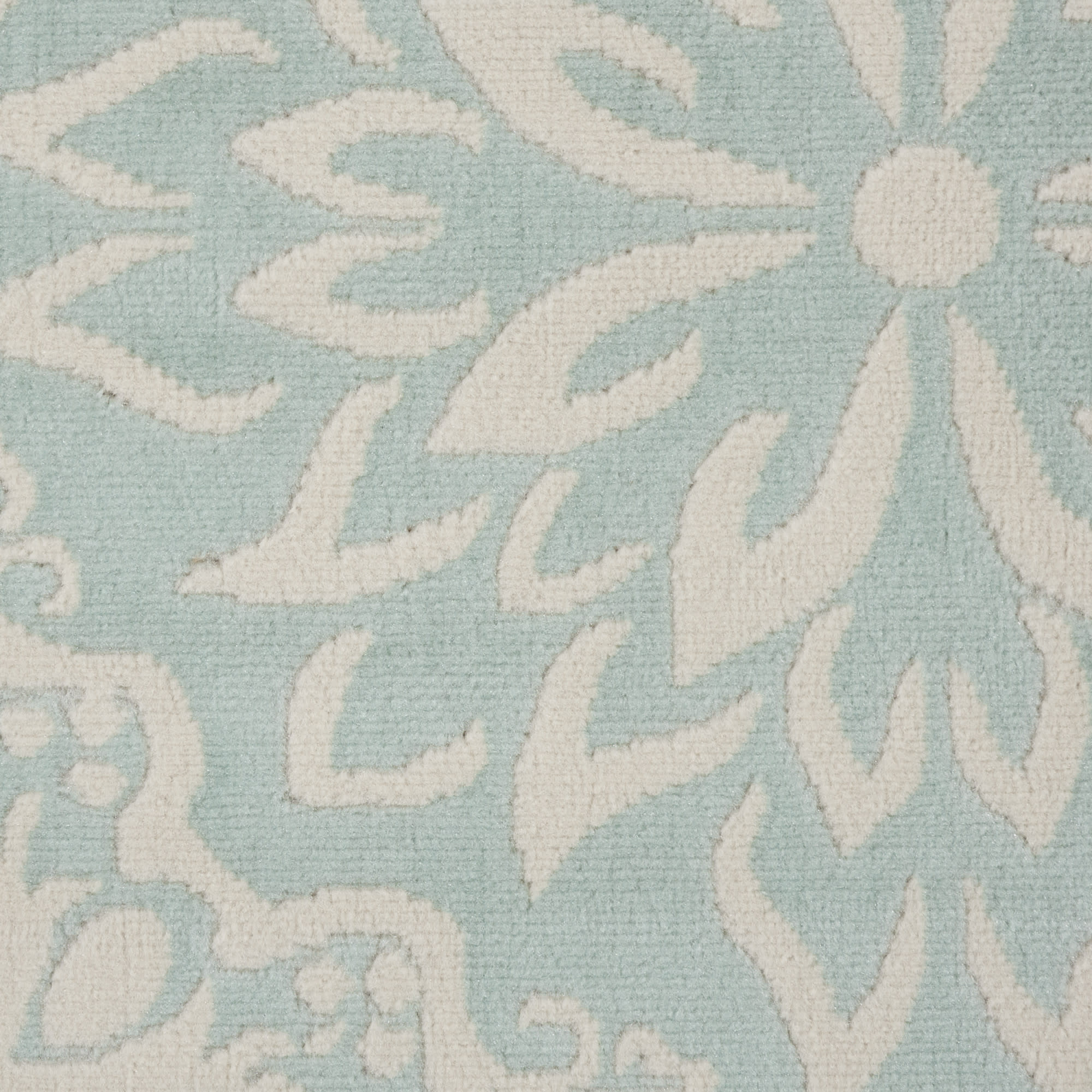 Nourison Jubilant 7'10" x 9'10" Ivory Green Farmhouse Indoor Rug