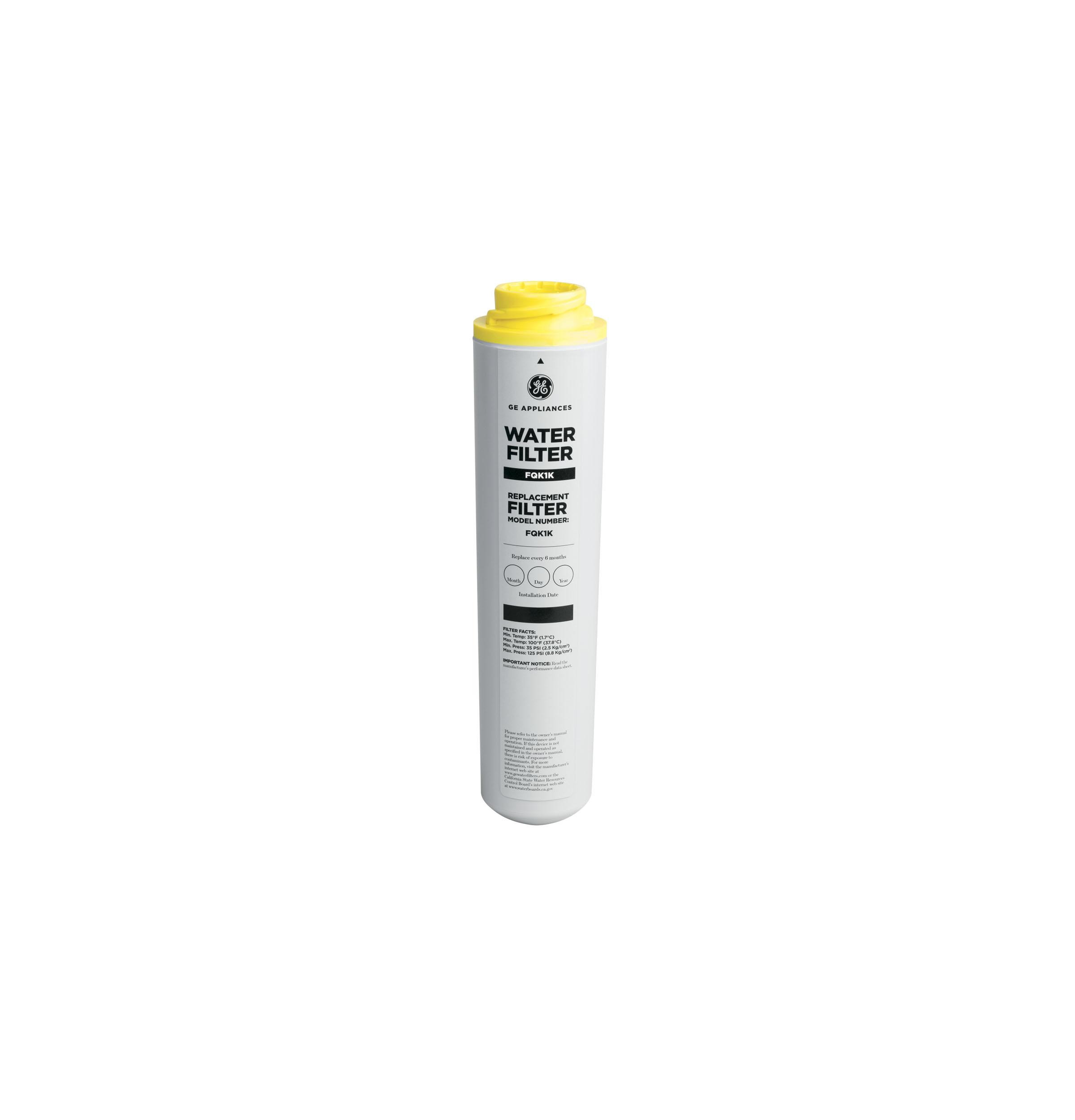 Replacement Water Filter  for Single Stage or In-Line Systems &mdash; Model #: FQK1K