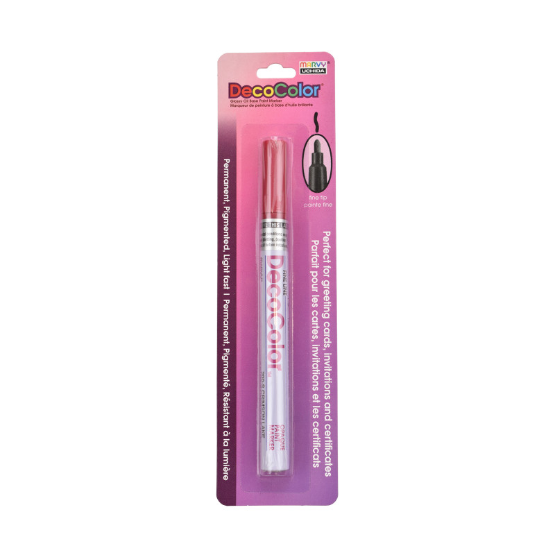 DecoColor® Paint Marker, Fine Tip, 200-S, Crimson Lake #46