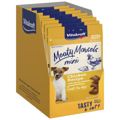Image of Vitakraft Meaty Morsels Mini Dog Treat, Chicken Recipe with Sweet Potatoes, 8ct