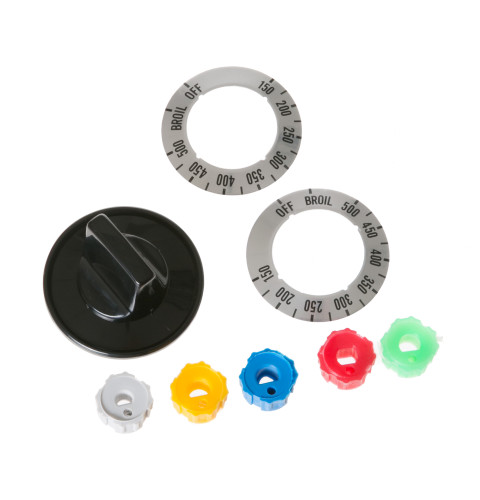 Black Electric Range Knob Kit