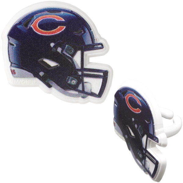 NFL Team Helmet Cupcake Rings