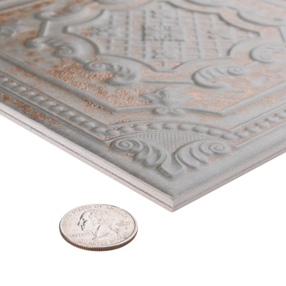 Sample – Fitz Charcoal Ceramic Wall Tile