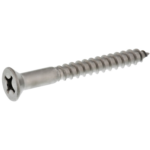 Stainless Steel Flat Head Phillips Wood Screw #6 x 1-1/2