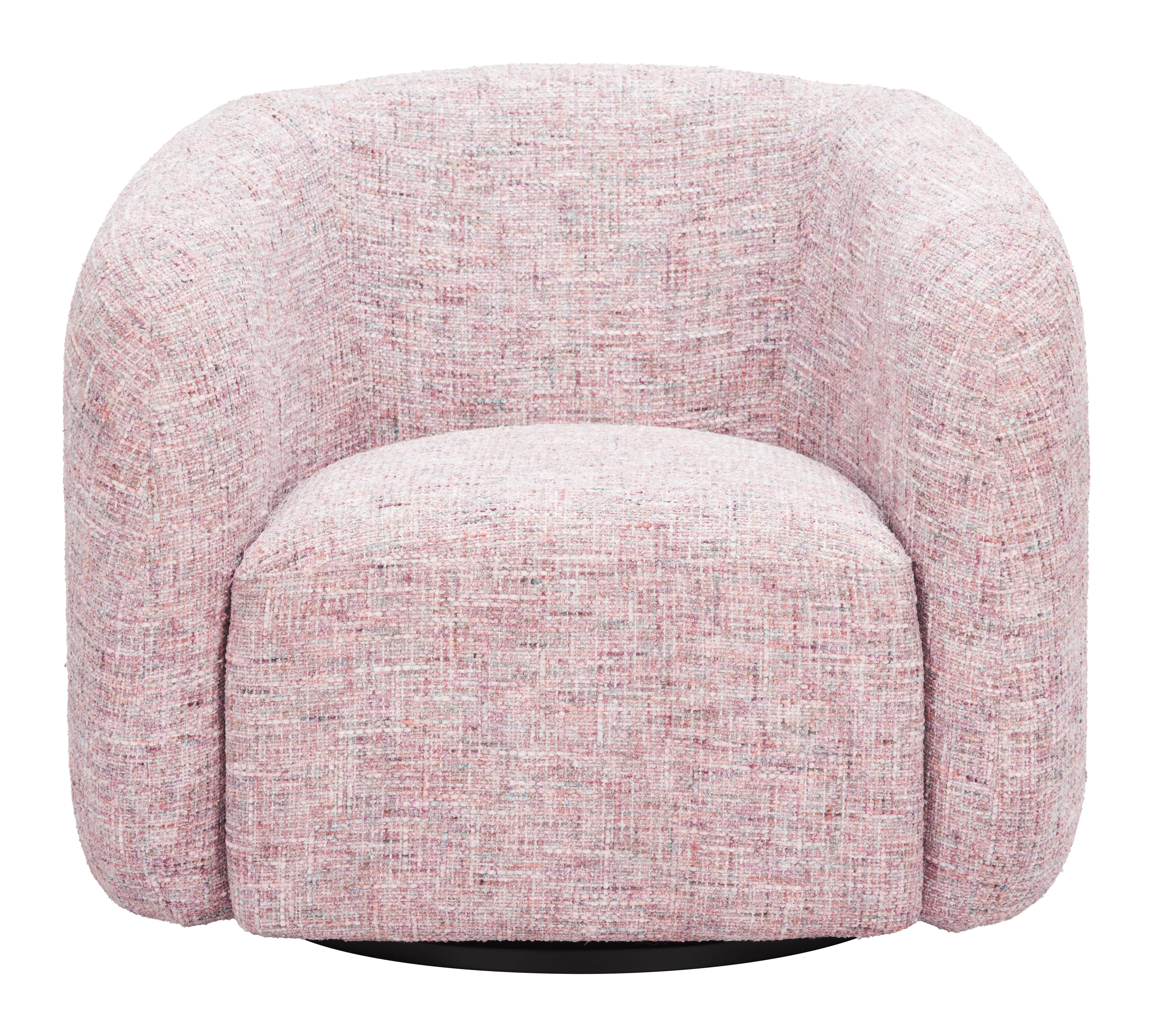 Refine Swivel Chair Pink Tweed product image