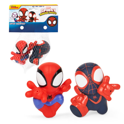 Swimways Marvel Water Squirties Water Toys, Kids Pool & Beach Supplies for Outdoor Games, Spidey and His Amazing Friends Toys for Kids Aged 3 & Up, Spiderman and Miles 2-Pack