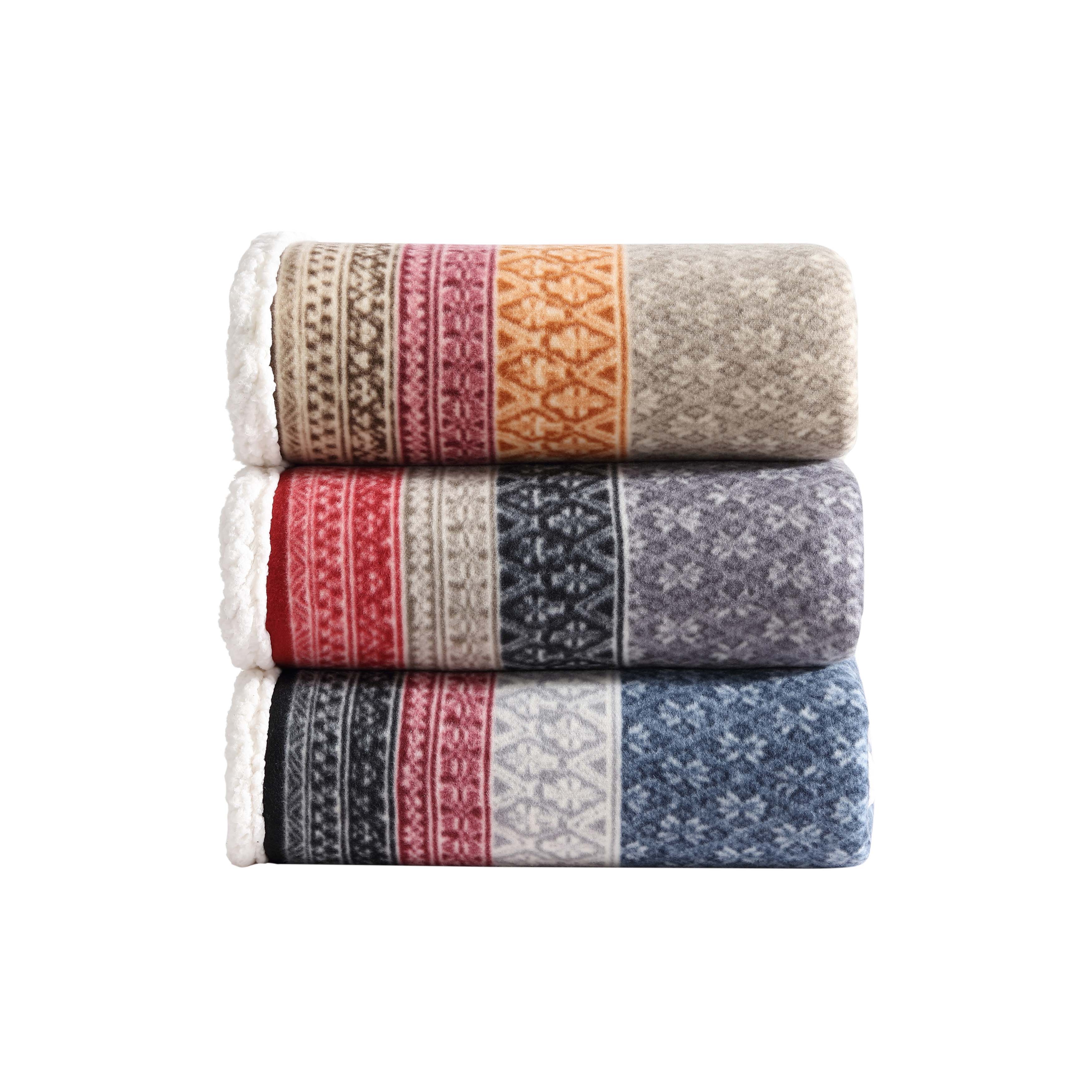 Eddie Bauer Plush-Fleece Throw Blanket