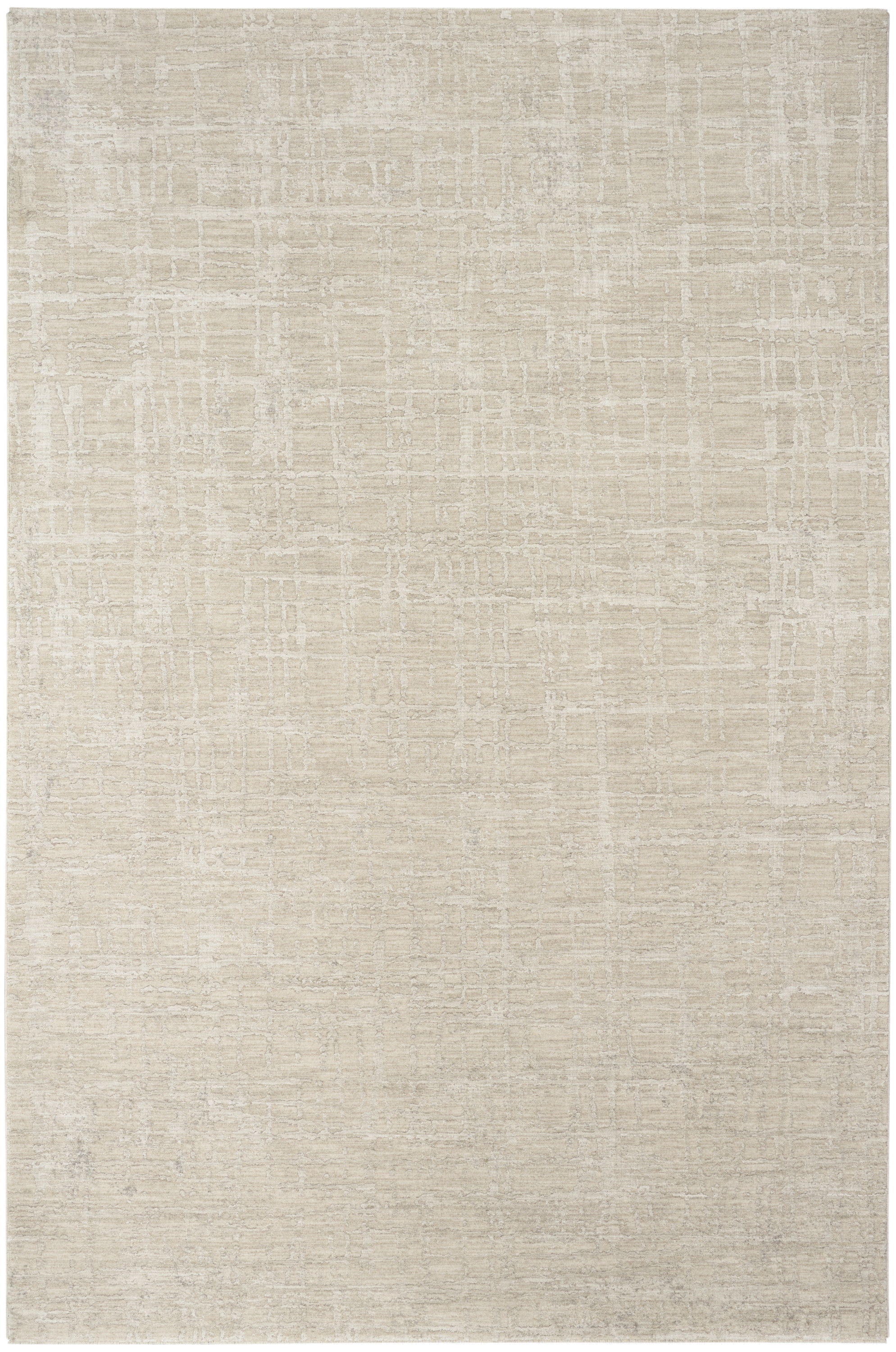 Calvin Klein CK090 Latitude 7'10" x 10'2" Ivory Beige Modern Indoor Rug