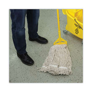 Boardwalk, Premium Standard Pro Loop Cotton Looped-End Wet Mop Head with 5" Headband, 32 oz, White