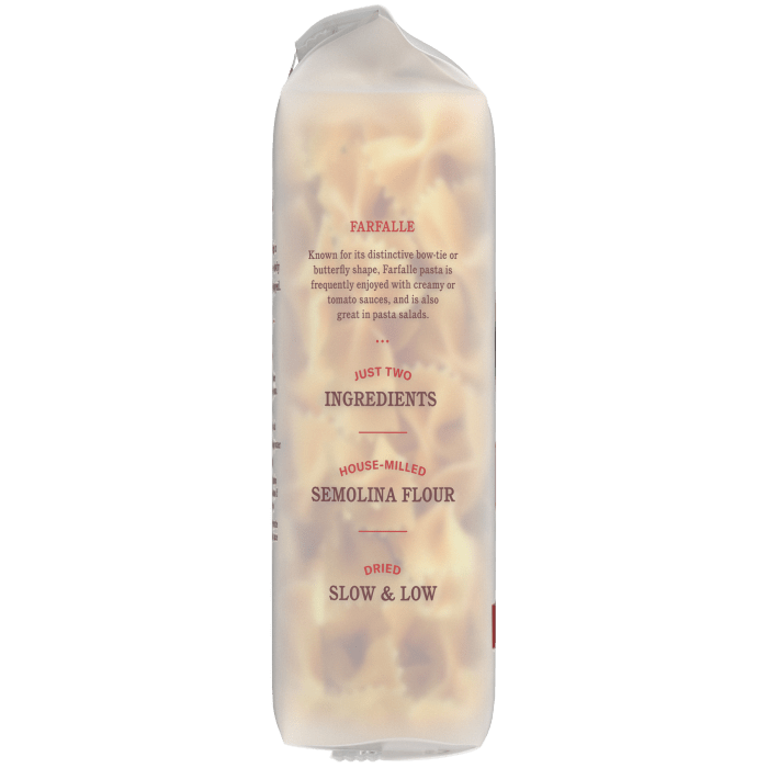 Farfalle Pasta, 16 oz - Left Image