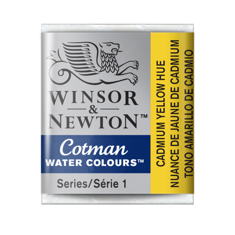 Cotman Watercolor Paint, Half Pan, Cadmium Yellow Hue