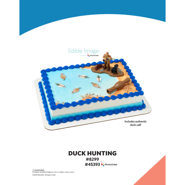 Duck Hunting The Magic of Cakes® PhotoCake® Enhanced Background Page