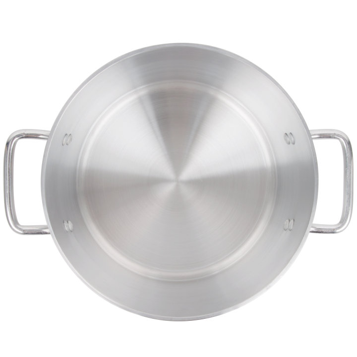 10-quart Arkadia™ aluminum stockpot in natural finish