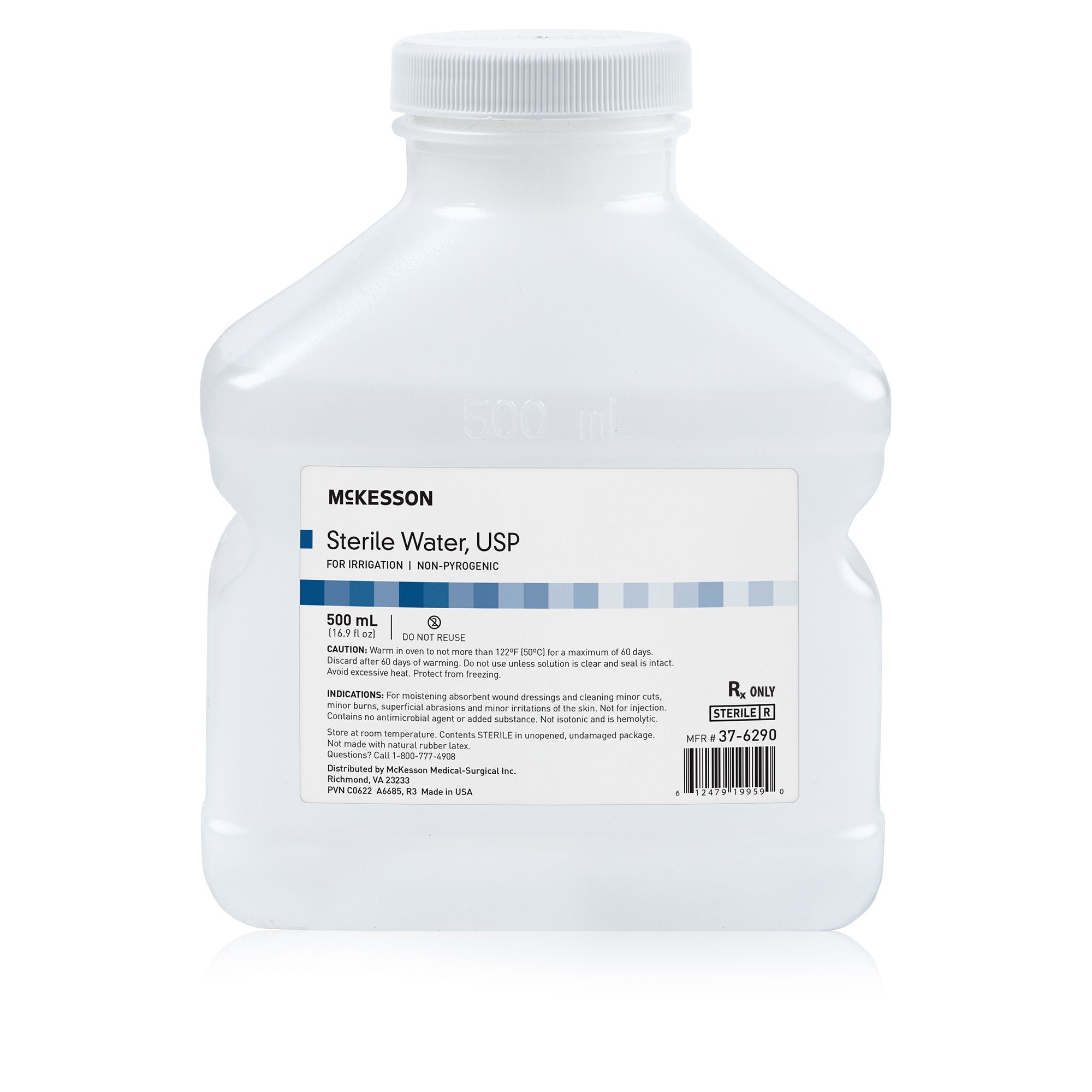 McKesson Irrigation Solution, 500 mL Screw-Top Bottle