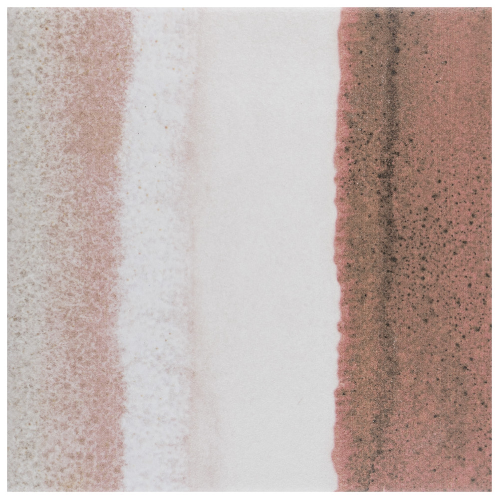 Matter Canvas Bone Red 6 in. x 6 in. Porcelain Floor and Wall Tile