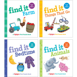 Find It Board Books, Set of 4