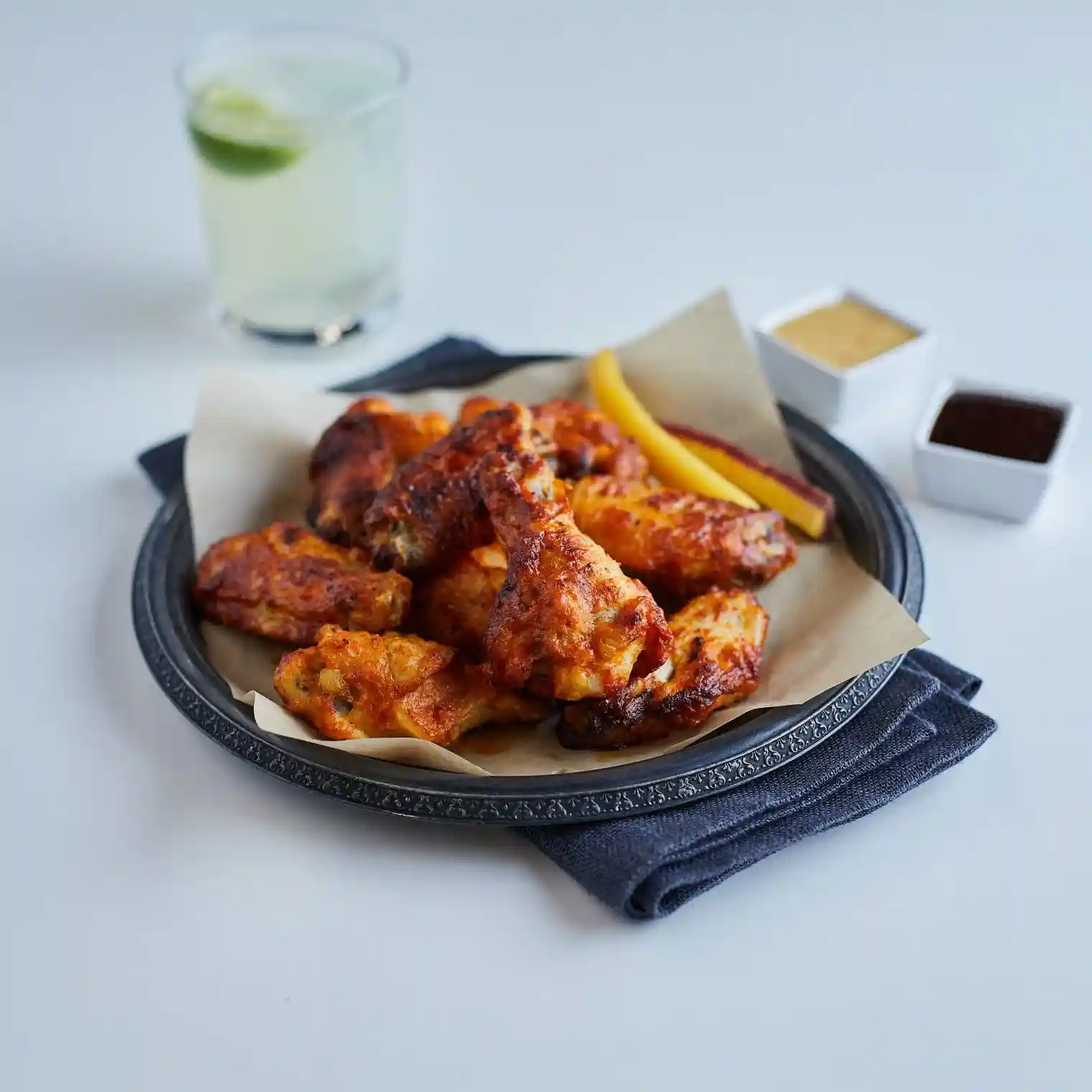 Tyson® Wings of Fire® Fully Cooked Glazed Bone-In Chicken Wing Sections, Medium_image_1