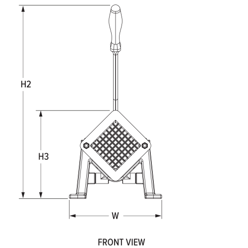 Engineering front view